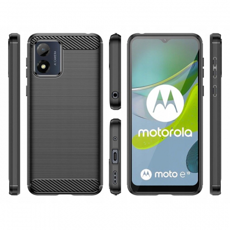 Husa Techsuit carbon Motorola Moto E13 [4]