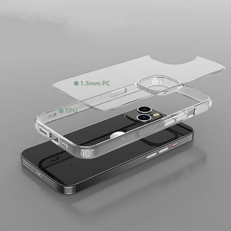 Husa Tech-Protect Flexair Hybrid Iphone 14 Plus transparent [4]
