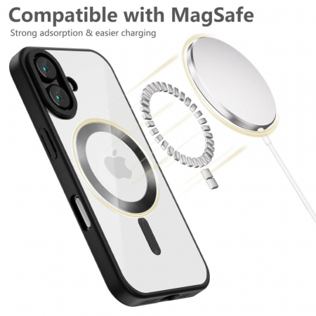 Husa Tech-Protect Magflex Iphone 16 magsafe satin negru [2]