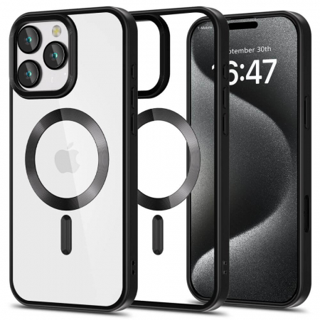 Huse Iphone - Husa Tech-Protect Magflex Iphone 16 Pro magsafe satin negru