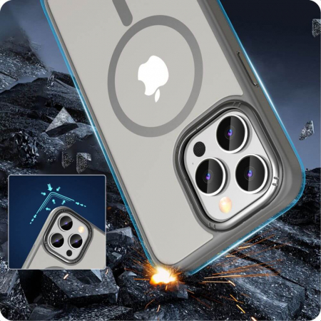 Husa Tech-Protect MagMat 2 iPhone 15 Pro magsafe titanium [3]