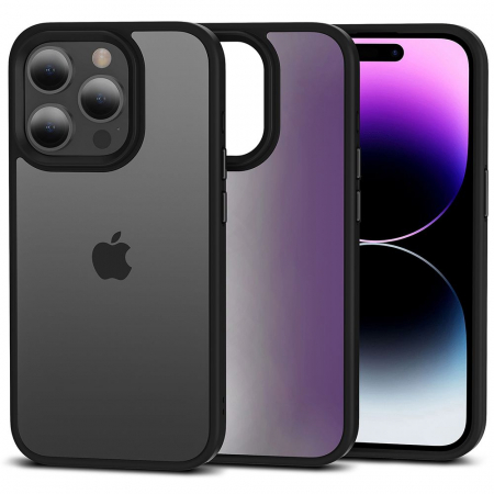 Husa Iphone 15 Apple - Husa Tech-Protect MagMat iPhone 15 Pro Max negru mat