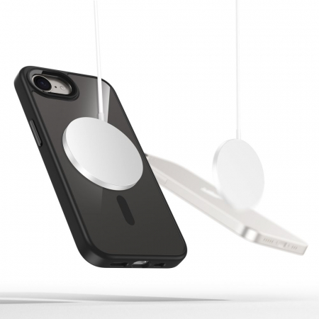 Husa Tech-Protect MagMat iPhone 16e magsafe transparent/negru [2]