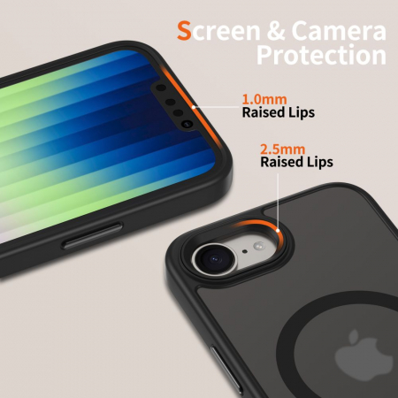 Husa iPhone 16e Tech-Protect MagMat magsafe negru [2]