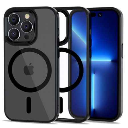 Husa Iphone 14 Apple - Husa Tech-Protect MagMat Magsafe Iphone 13 / 14 negru