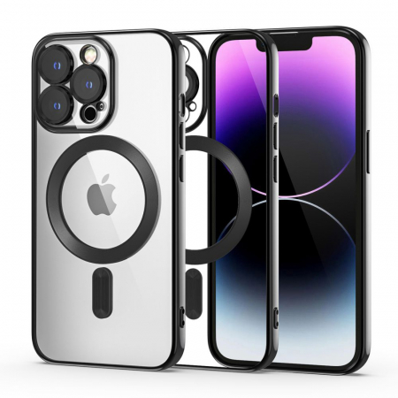 Husa Iphone 14 Apple - Husa Tech-Protect Magshine MagSafe iPhone 14 Pro Max