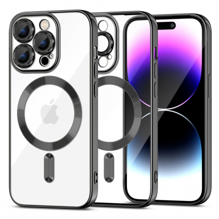 Husa Iphone 15 Apple - Husă MagSafe Tech-Protect MagShine pentru iPhone 15 Pro - Protecție Elegantă și Funcțională