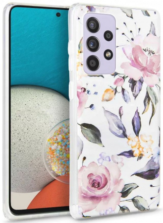 Husa Samsung A53 5G - Husa Tech-Protect Mood Samsung Galaxy A53 5G Bloom alb