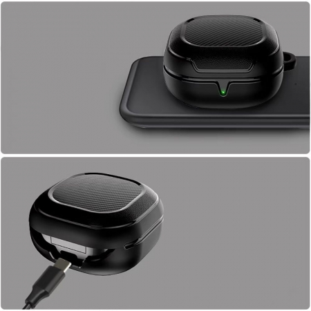 Husa Samsung Galaxy Buds 2 / Pro / Live Rough Carbon [5]