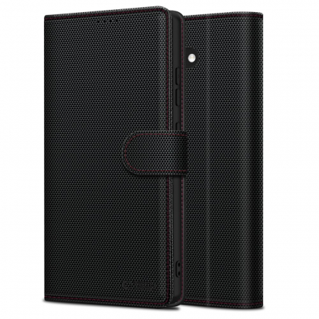 Huse - Husa Tech-Protect wallet Samsung Galaxy A56 5G Black/Red