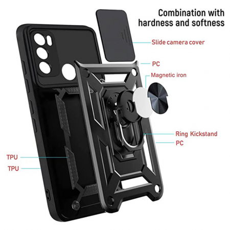 Husa Techsuit Camshield Motorola Moto E20/E30/E40 [1]
