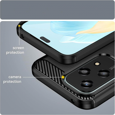Husa Techsuit Carbon Silicone Honor 200 lite [1]