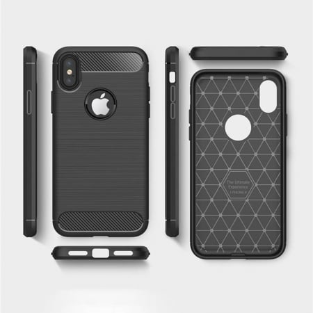 Husa Iphone X / Xs Techsuit Carbon Silicone [6]