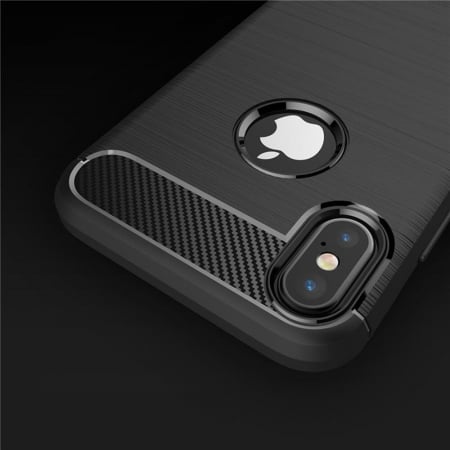 Husa Iphone X / Xs Techsuit Carbon Silicone [2]