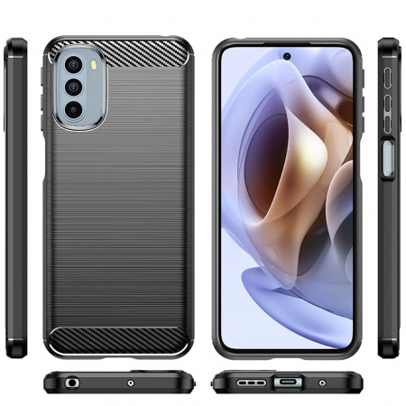 Husa Techsuit Carbon Silicone Motorola Moto G31 4G / G41 4G [6]