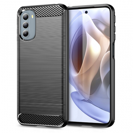 Husa Motorola G31 - Husa Techsuit Carbon Silicone Motorola Moto G31 4G / G41 4G