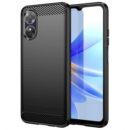 Huse Oppo A - Husa Techsuit carbon silicone Oppo A17