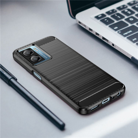 Husa Techsuit Carbon Silicone Oppo A77 [3]