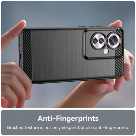 Husa Techsuit carbon silicone Oppo Reno11 F [3]