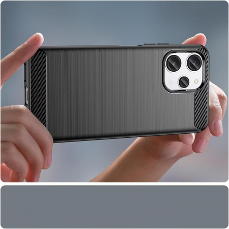 Husa Techsuit Carbon Silicone Xiaomi Redmi 13 / Poco M6 4G [4]