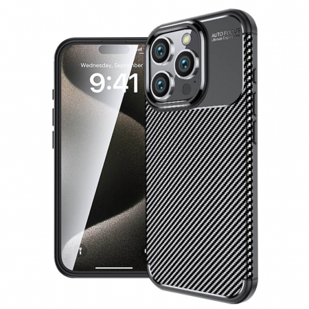 Huse Iphone - Husa Techsuit carbonfiber Iphone 16 Pro Max