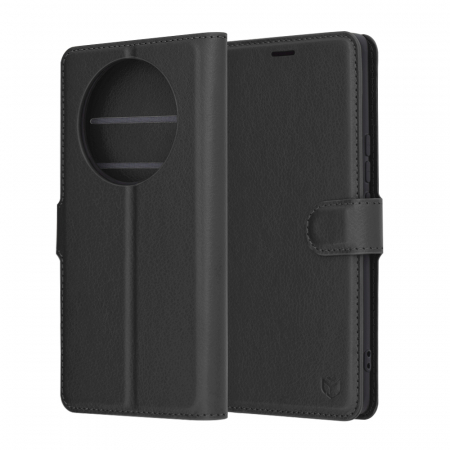 Husa Honor Magic 7 lite Techsuit Leather folio negru [2]