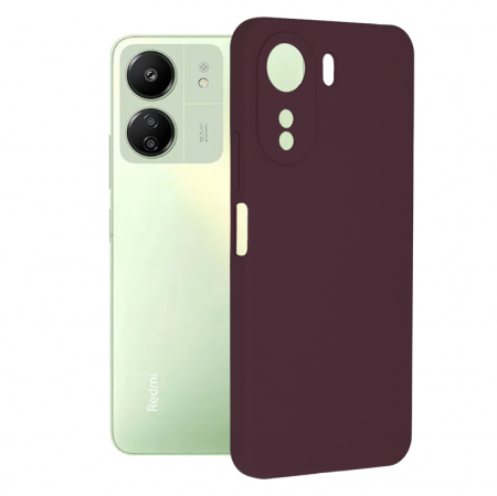 Husa Techsuit Soft edge silicone Xiaomi Redmi 13C 4G / Poco C65 bordo [0]