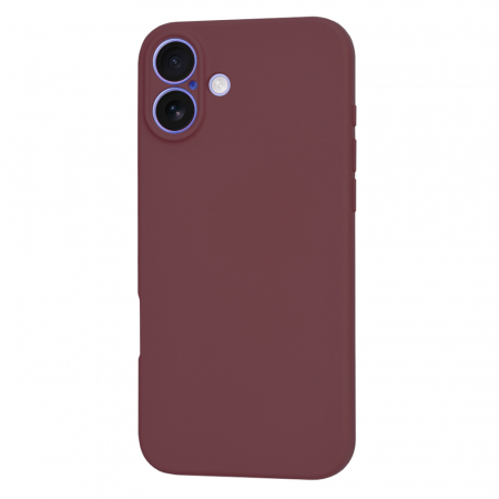 Huse Iphone - Husa Iphone 16 Techsuit SoftFlex bordo