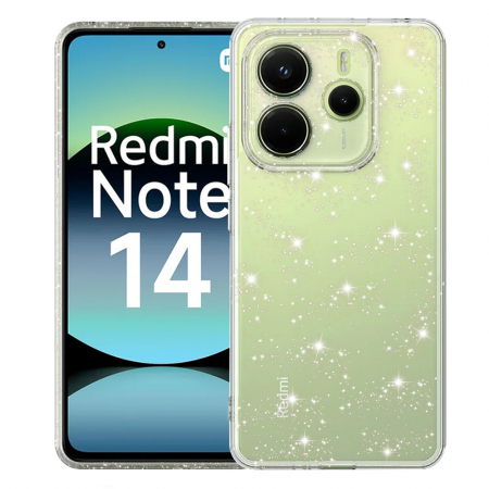 Huse Xiaomi Redmi Note - Husa Techsuit SparkleSkin Clear XIaomi Redmi Note 14 4G