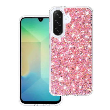 Husa Samsung A26 5G - Husa Samsung Galaxy A26 5G Techsuit Sparkly Glitter roz