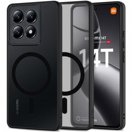 Husa Xiaomi 14 - Husa Xiaomi 14T Pro Tech-Protect MagMat negru magsafe