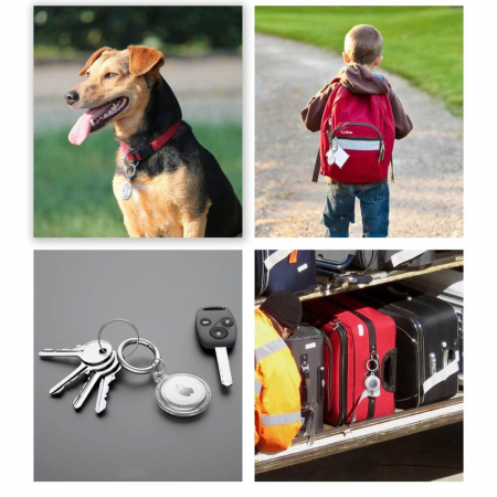 Husa Tech-Protect Icon pt Airtag transparent [4]