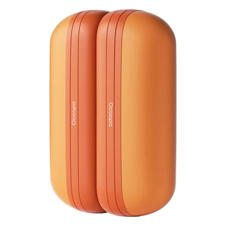 Incalzitoare maini - Incalzitoare de maini Ocoopa UT2s Mini (UT3055-OG) - Type-C, Magnetic Design, PoketSized, 3 Levels, 2x 2600mAh - Orange