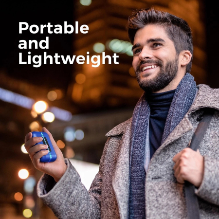 Incalzitoare de maini Ocoopa with Power Bank, Magnetic Design, 7 LED Lights, Type-C, 18W, 2x5000mAh - Red [2]