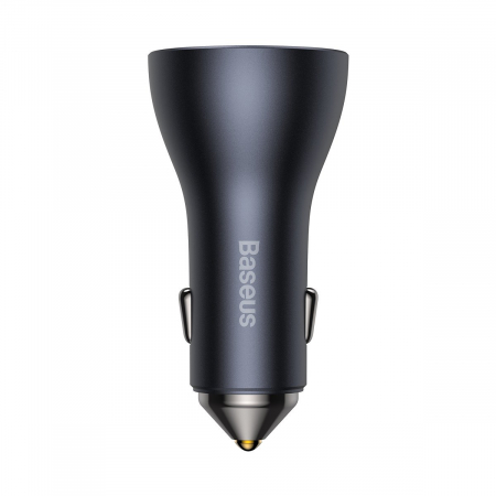 Incarcator auto Baseus Golden 65w type c si usb CGJP010013 gri [2]