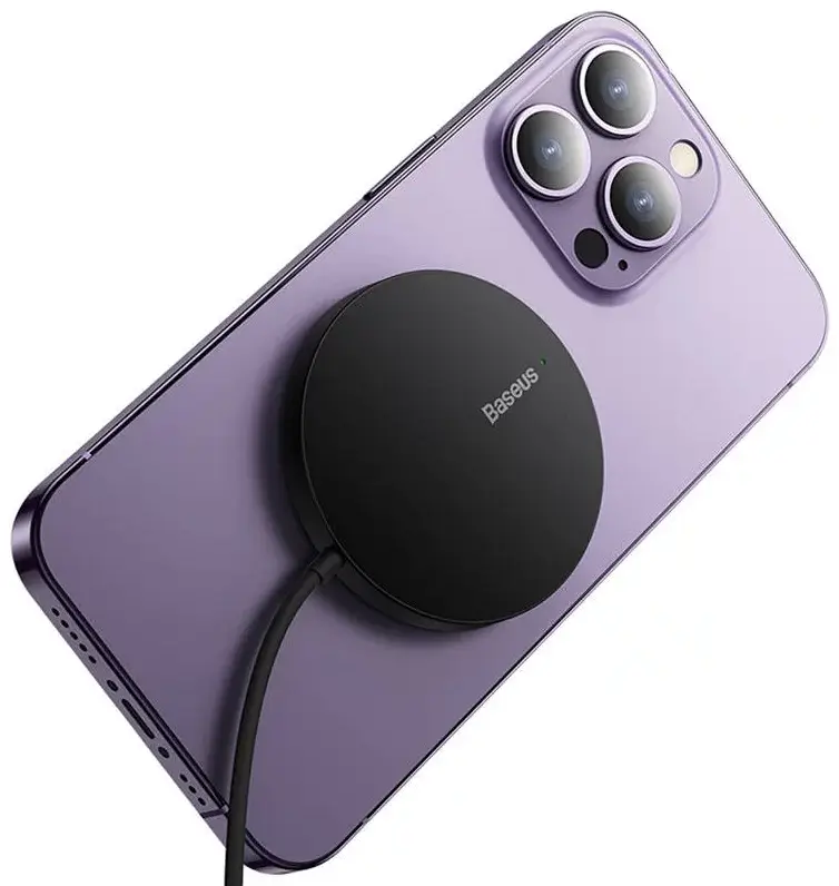 Incarcator Baseus magnetic magsafe Mini3 15w negru [1]