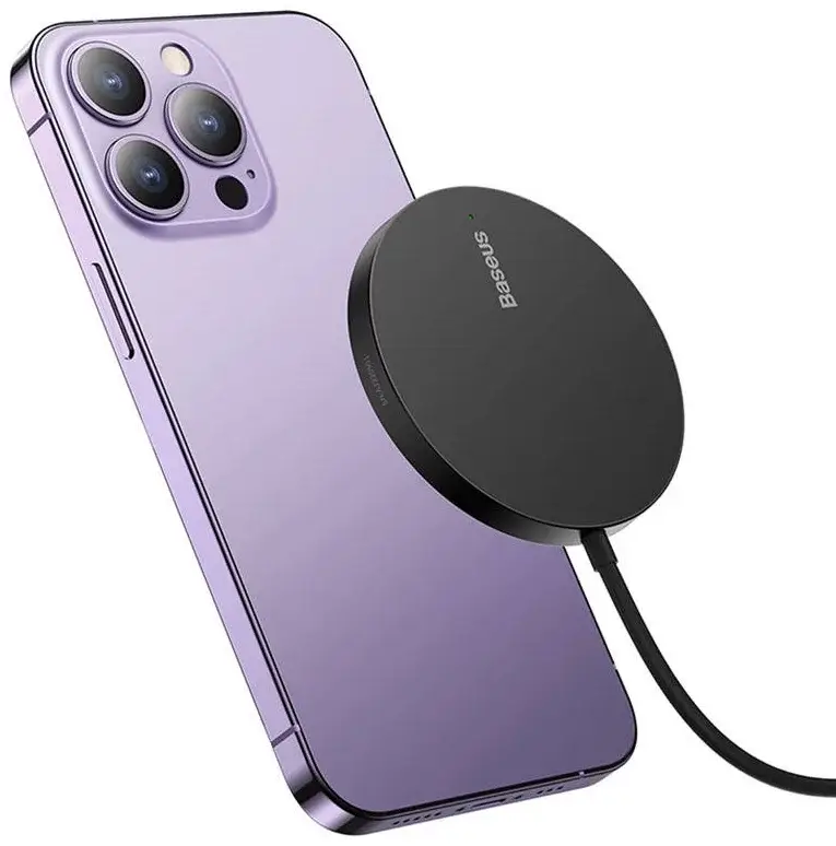 Incarcator Baseus magnetic magsafe Mini3 15w negru [2]