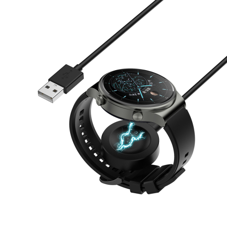 Incarcator ceas Techsuit THC1 for Huawei Watch 4/4 Pro/Honor 4 Pro, USB, 10W, Desk Holder [6]