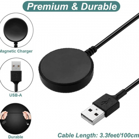 Incarcator ceas Techsuit TSC11 Galaxy Watch 3 / 4 / 4 Classic / 5 / 5 Pro / 6/ 6 Classic, Active 1 / 2 [4]