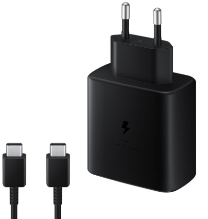 Incarcatoare Samsung EP-TA200EBE+EP-DG970BBE - Incarcator Retea Cu Cablu USB-C Samsung EP-TA845 + DA705BBE, 45W, 4.05A, 1 x USB-C, Negru - 332105