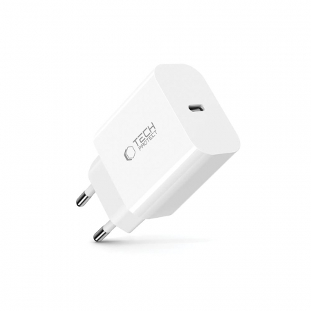 Incarcator retea Tech-Protect NC20W alb [1]