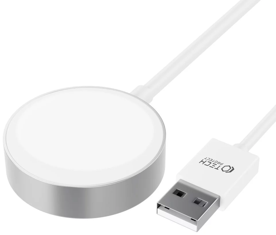 Incarcator Tech-Protect Apple Watch Usb 1.2m alb [2]