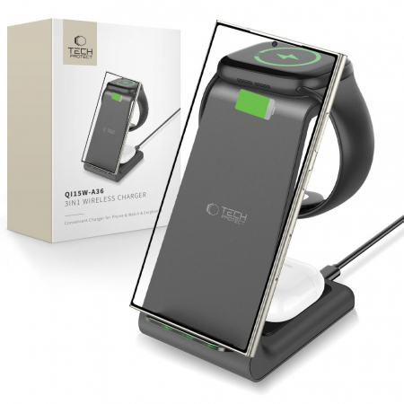 Incarcator Wireless 3 in 1 Tech-Protect A36 [7]