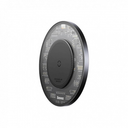 Încărcător Wireless Transparent Baseus 15W - Model CCJJ050001, Încărcare Rapidă și Eficientă [4]