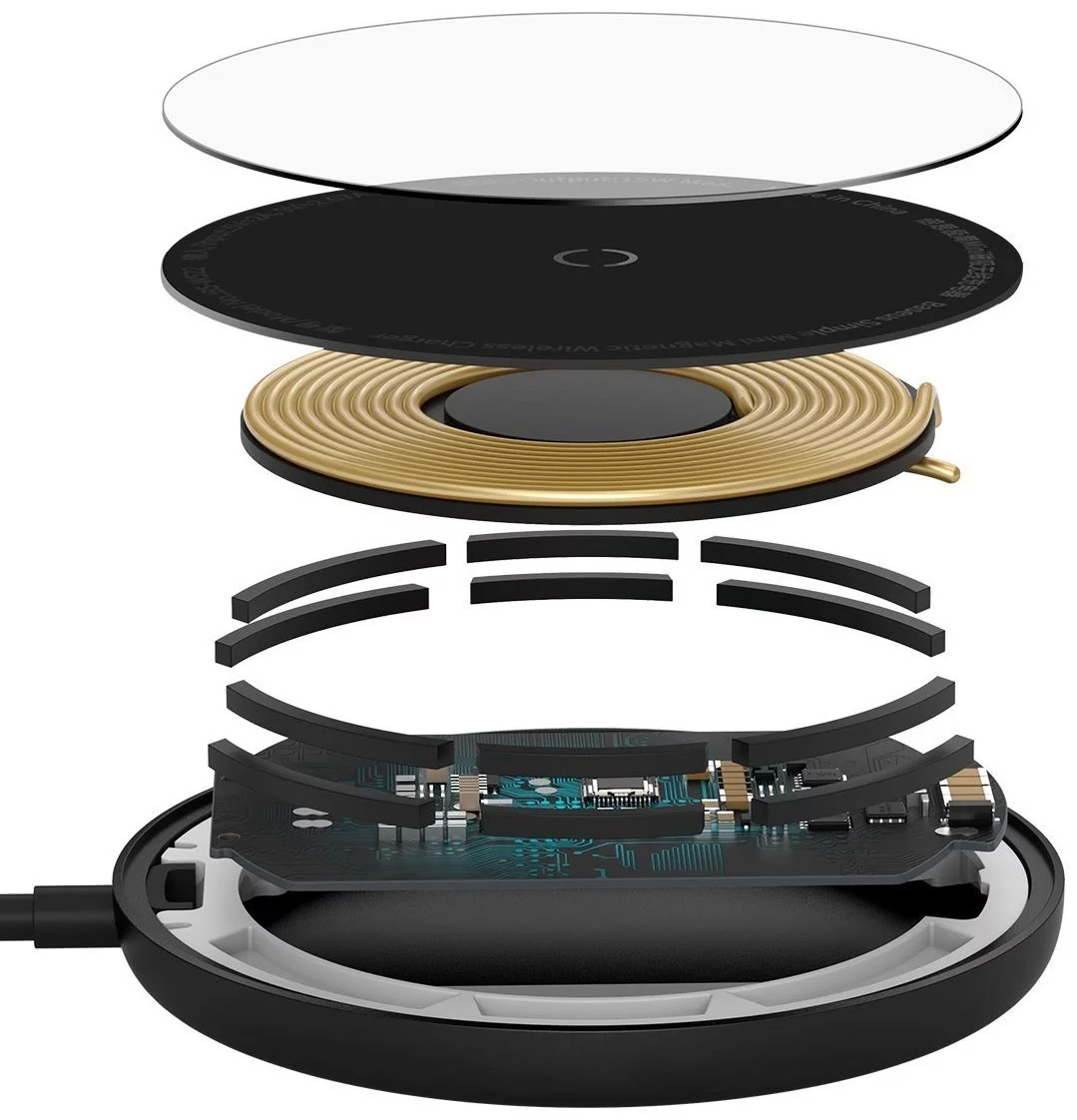 Incarcator wireless Baseus Simple Mini magnetic 15W [2]