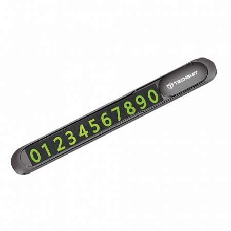 Alte accesorii - Suport bord auto cu afisaj numar telefon pentru parcare temporara Techsuit PNP1