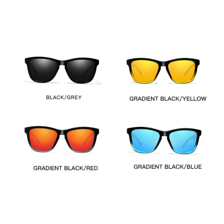 Ochelari de soare Techsuit - Sunglasses Polarized (0717) - for Men, with UV Protection - Black [5]