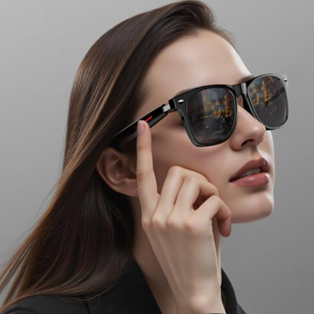 Ochelari muzicali Yesido - Smart Music Glasses (IO35) - Bluetooth 5.0, 2x 85mAh, IP54 Waterproof - Black [4]