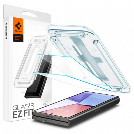 Folii Samsung Seria Z - Pachet 2 X Folie sticla Spigen GLAS.tR EZ FIT Samsung Galaxy Z Fold 6