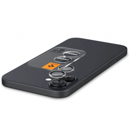 Pachet 2x Folie sticla camera Spigen Optik iPhone 16 Plus transparent [5]